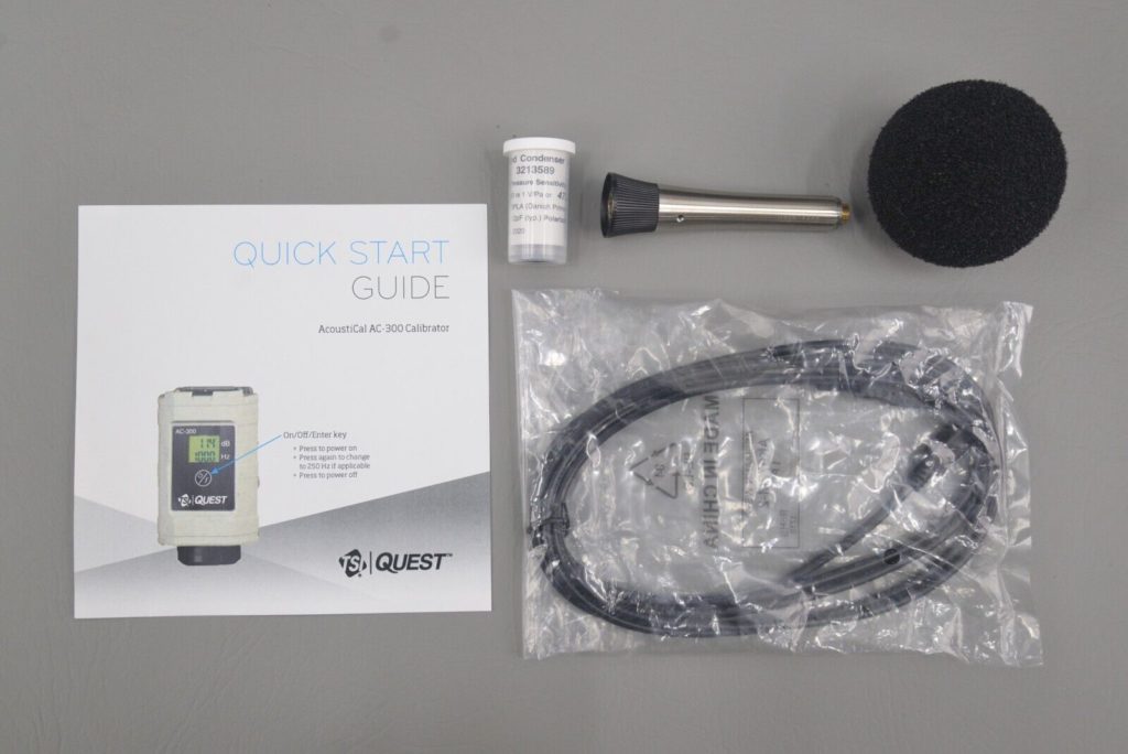 TSI Quest Tech SoundPro SE/DL Sound Level Meter w/ AcoustiCal AC300