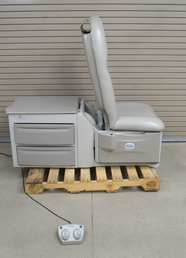 Brewer 6500 Access High-Low Exam Table Power Back W/ Foot Switch
