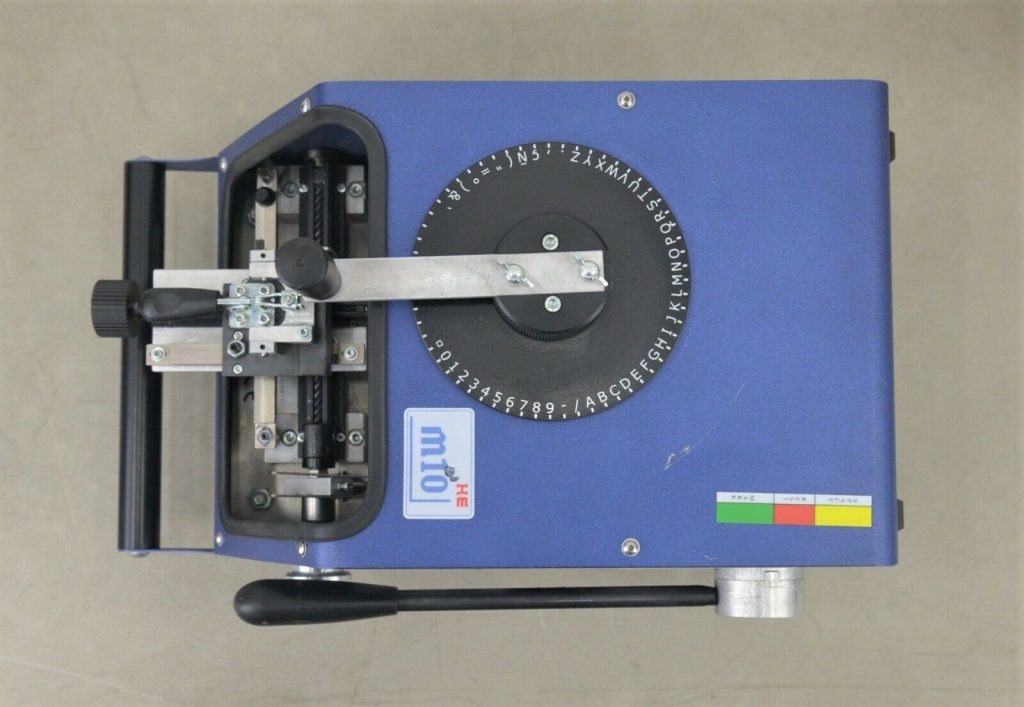 Card Imaging Master CIM M10 HE Manual Embosser Dog Tag Machine (22376