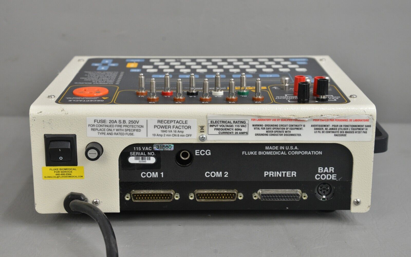 Fluke Biomedical Electrical Safety Analyzer