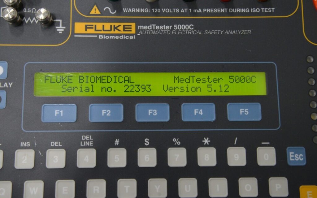 Fluke Biomedical medTester 5000C Automated Electrical Safety Analyzer V
