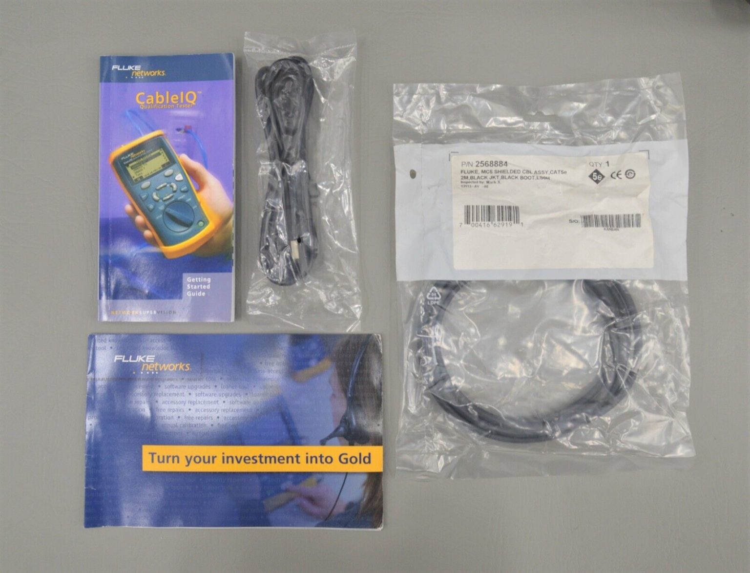 Fluke Networks CableIQ Cable Qualification Tester w/ Case Rhino Trade LLC