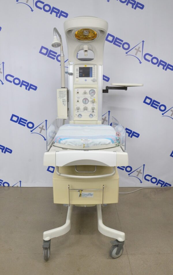 GE Healthcare Giraff Ires Bedded Baby Warmer Masimo SpO2 1502 T-Piece Blender & Scale