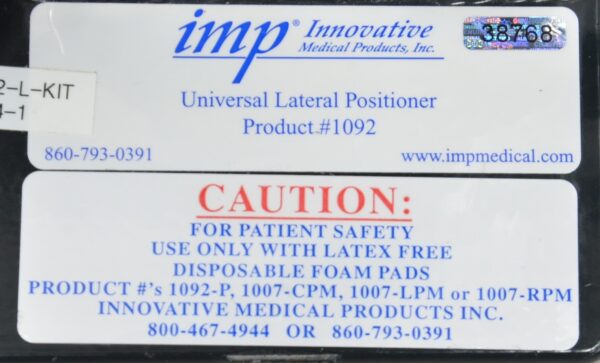 IMP Medical Universal Lateral Positioner 1092-L-Kit