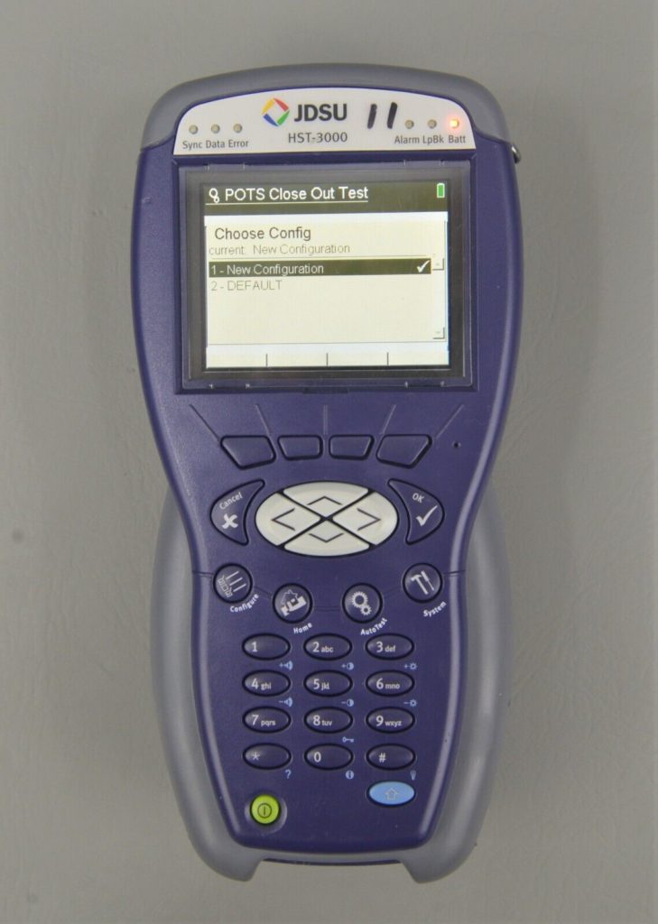 JDSU HST3000 Network & Cable TDR Tester w/ HST3000 SIM T1/CU Module & Battery Rhino Trade LLC