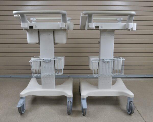 Lot of 2 Philips PageWriter TC50 / TC70 Ergo Mobile Trolley Cart