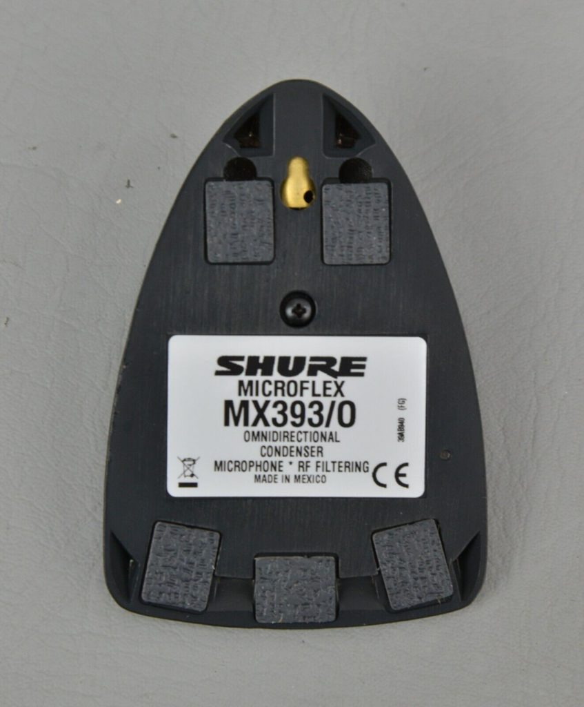 Lot of 3 Shure MX393/O Microflex Omnidirectional Condenser Boundary