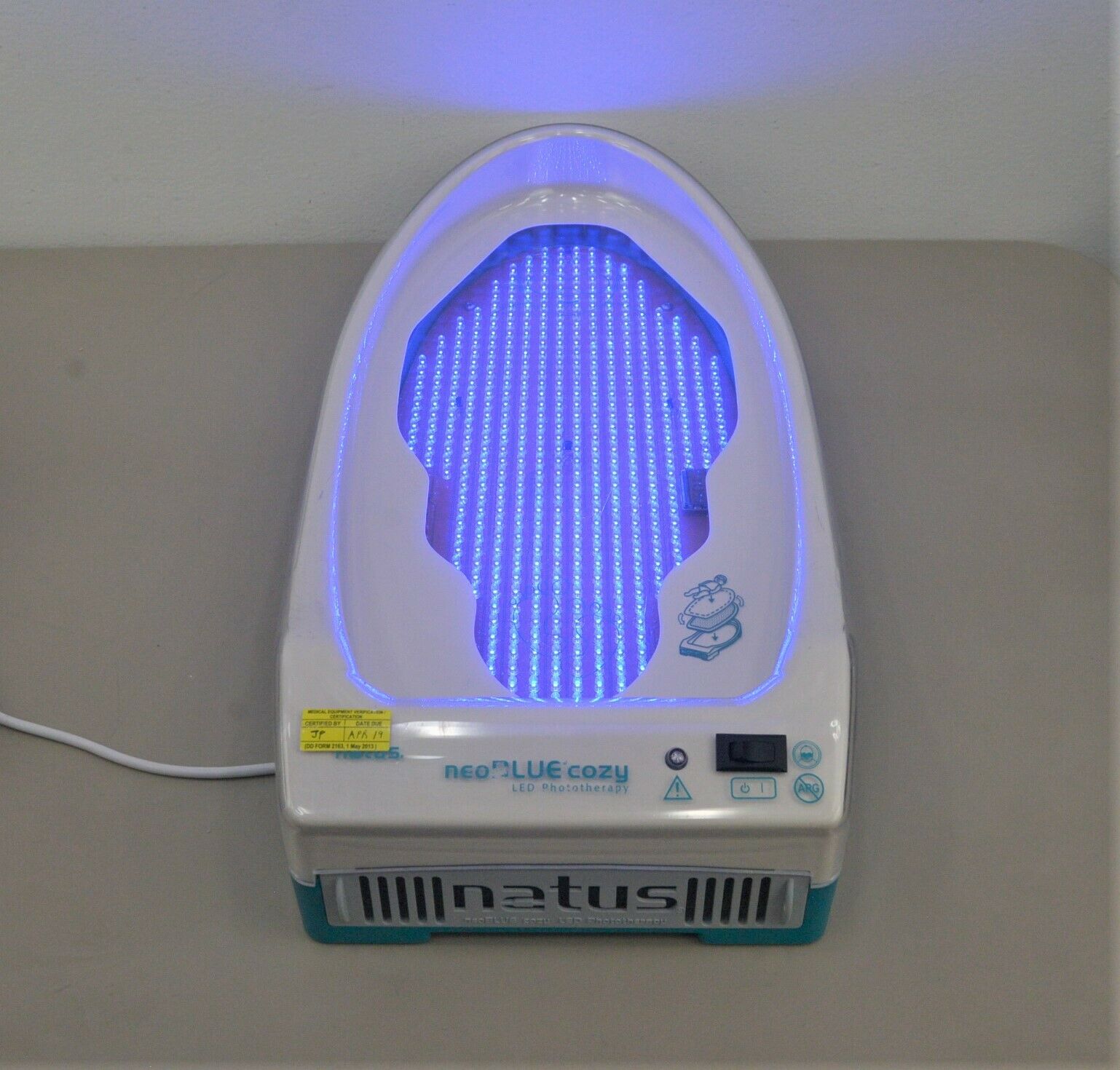 Natus-NeoBlue-Cozy-LED-Phototherapy-Infant-Baby-Light-System-w-Power-Supp.....