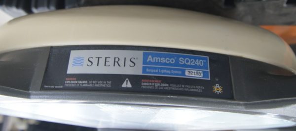 Pair of AMSCO SQ240 Ceiling Lighting Systems