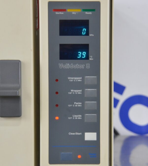 Pelton & Crane Validator 8 AB Autoclave Sterilizer