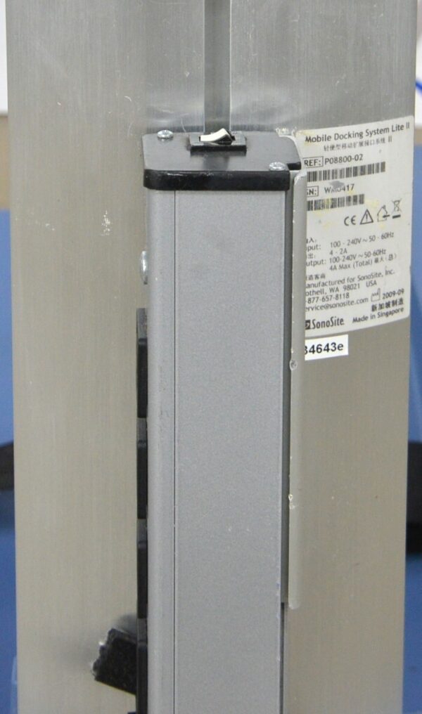 SonoSite Mobile Docking System Lite II REF P08800-02 Cart