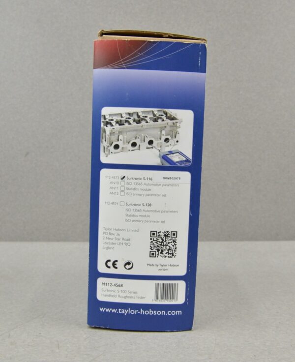 Taylor Hobson Surtronic S-116 Surface Roughness Tester