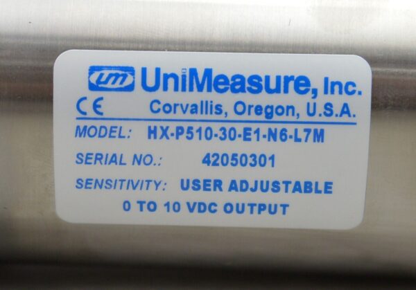 UniMeasure HX-P510-30-E1-N6-L7M Linear Position Transducer W/ 4D05962G01