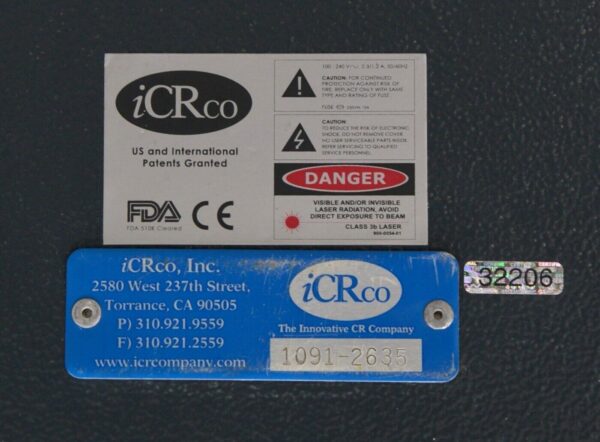 MinXRay iCRco VERTX Computed Radiography Reader Digital X-Ray Processer