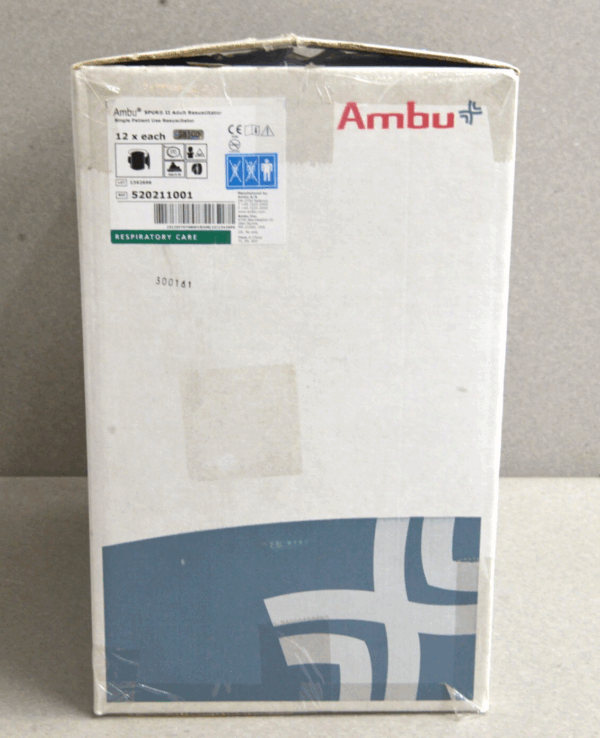 Ambu Spur II Single Patient Use Adult Resuscitator Box of 12