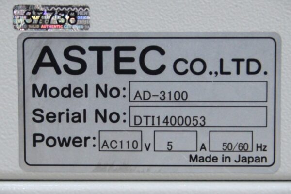 Astec AD-3100 Cube IVF 4 Chamber Multi-Drawer CO2 Incubator