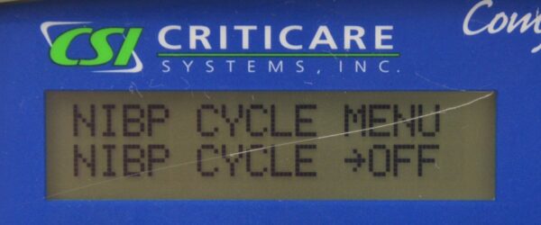 CSI Criticare ComfortCuff 506NT3 Series NiBP & Temp Patient Monitor