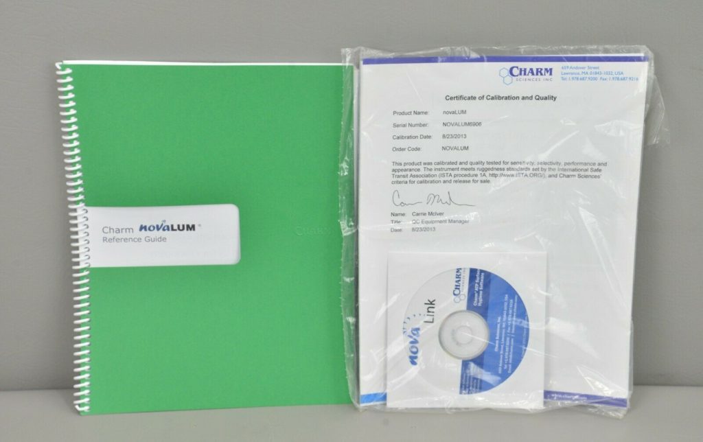 Charm Sciences NovaLUM Pocket Swab Luminometer Detection System Rhino