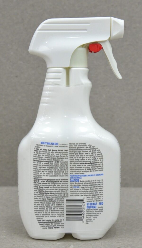 Clorox Healthcare Fuzion Cleaner Disinfectant 31478 32 Oz. 9 Count