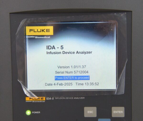 Fluke Biomedical IDA-5 Infusion Device Analyzer & Tester