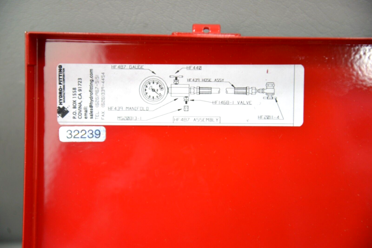 Hydro Fitting HF 487 Pressure Indicator Gauge Assembly Charging Kit 100