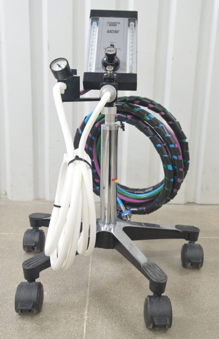 Matrx MDM Dental Nitrous N20 Oxide Flowmeter 94500150 with Hoses