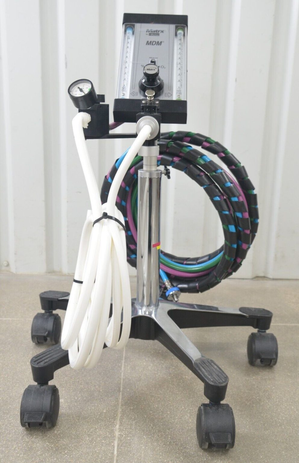 Matrx MDM Dental Nitrous N20 Oxide Flowmeter 94500150 with Hoses