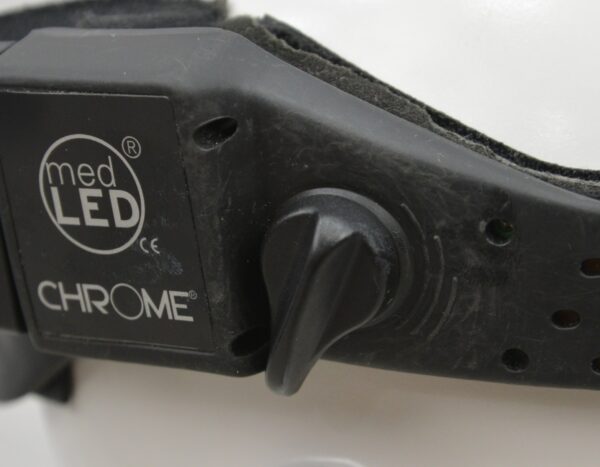 MedLED Chrome Pro MC7 Surgical Headlight W/ 2 Batteries