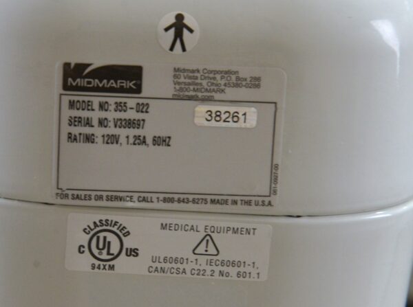 Midmark Ritter 355-022 Mobile Procedure Light Floor Stand