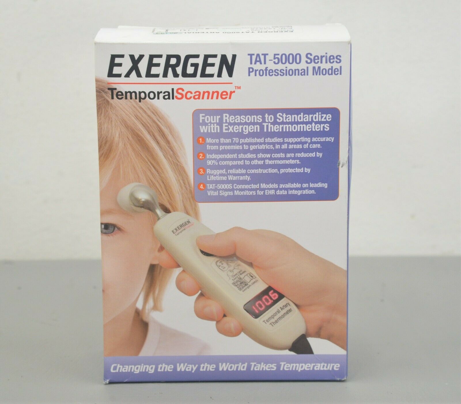 New Exergen TAT-5000 Temporal Artery Thermometer Scanner #124275