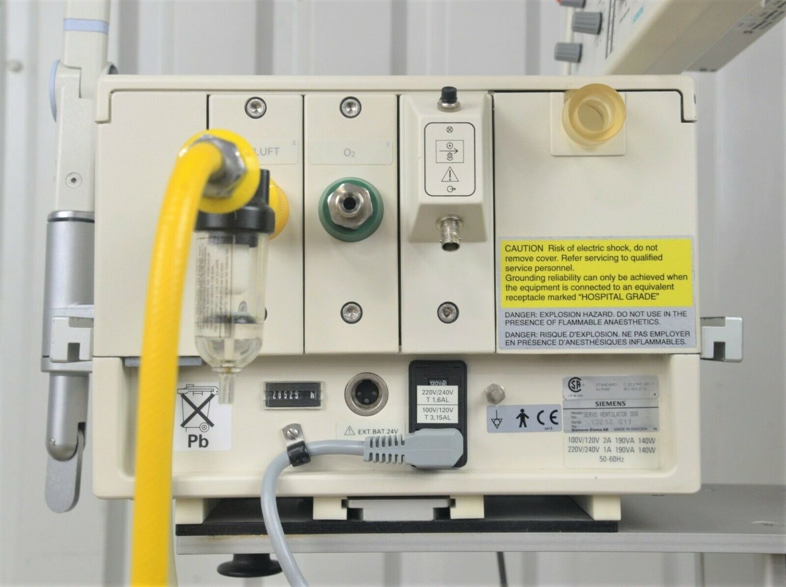 Siemens Servo 300A Ventilator Servo Screen 390 Ventilator 300 System w