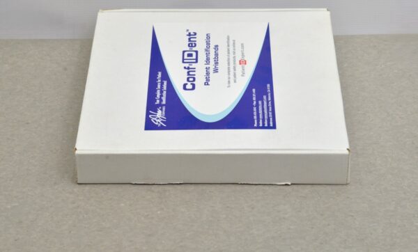 St. John Conf-ID-ent "PR Screen" Tyvek Patient Identification Wristbands 1000ct.