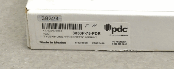 St. John Conf-ID-ent "PR Screen" Tyvek Patient Identification Wristbands 1000ct.