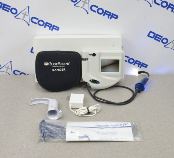 Verathon GlideScope Ranger Video Laryngoscope 0570-0186 W/ Baton 3-4 0570-0198