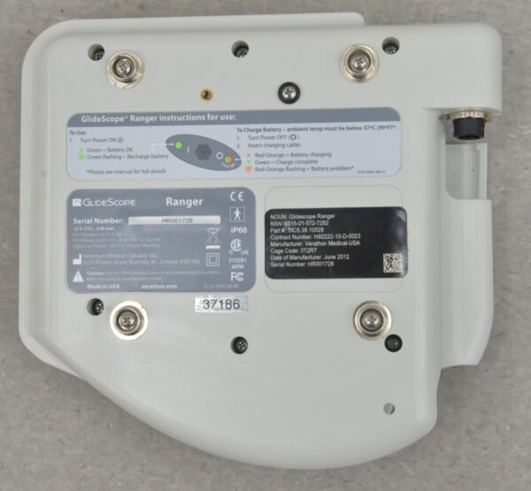 Verathon GlideScope Ranger Laryngoscope Video Monitor  0570-0186