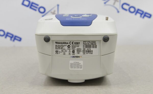 Welch Allyn 42NTB Spot Vital Signs Monitor W/ Temperature, NBP, SpO2 & Power Supply