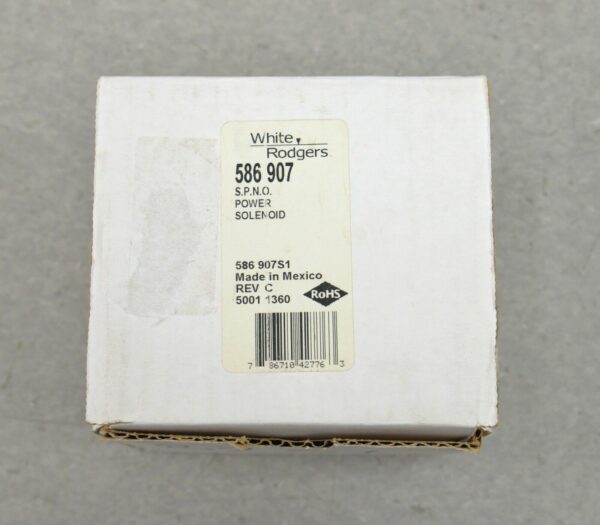 White Rodgers SPNO DC Power Solenoid 48V. D.C. Coil 586-907