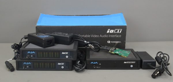 AJA IOXT & IOEXPRESS Thunderbolt Portable HDMI Video Audio Interface (Lot  of 3)