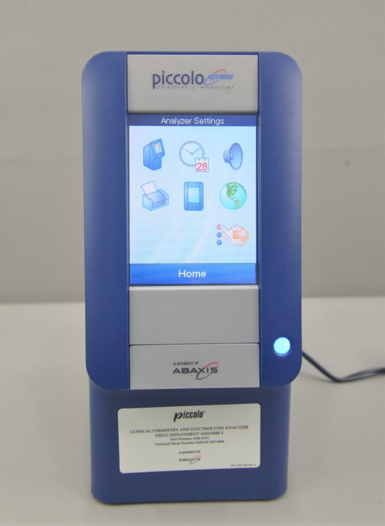 Abaxis Piccolo Xpress 11001000 Blood Chemistry Analyzer System 1100