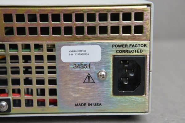 Ametek Sorensen XHR40-25 M106 DC Power Supply 0-40V 0-25A (Xantrex) 25M106