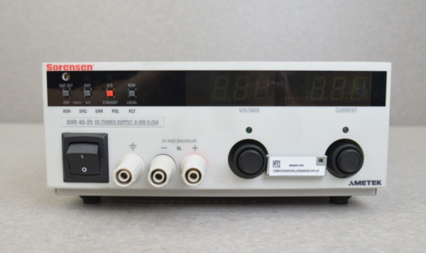 Ametek Sorensen XHR40-25 M106 DC Power Supply 0-40V 0-25A (Xantrex) 25M106