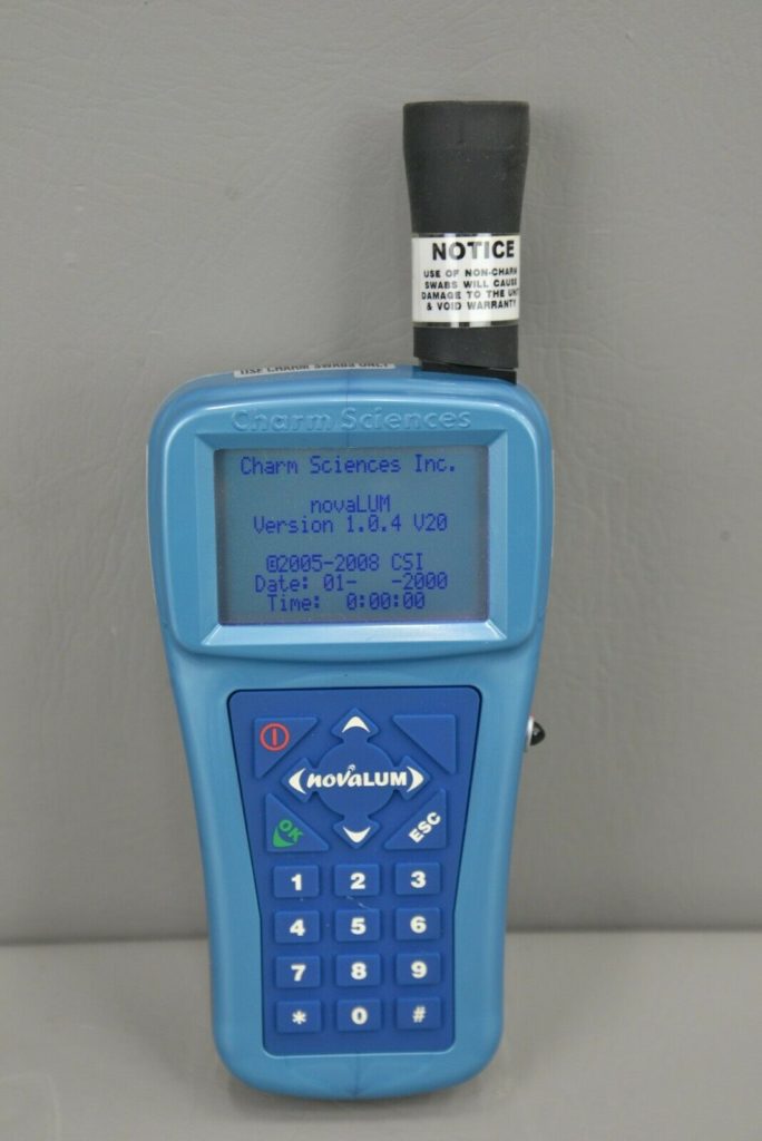 Charm Sciences NovaLUM Pocket Swab Luminometer Detection System Rhino