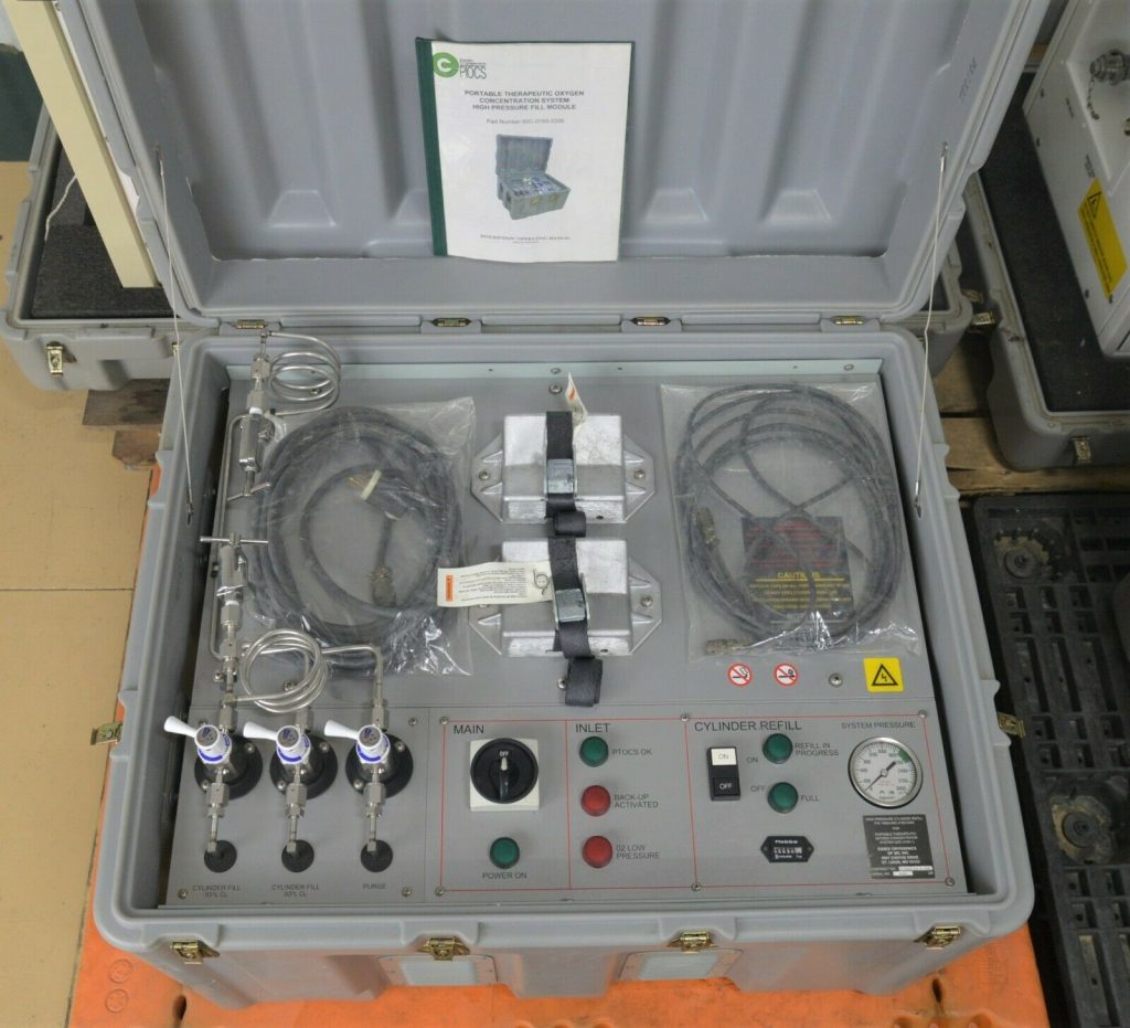 Essex Cryogenics PTOCS Portable Therapeutic Oxygen System w/ Compressor