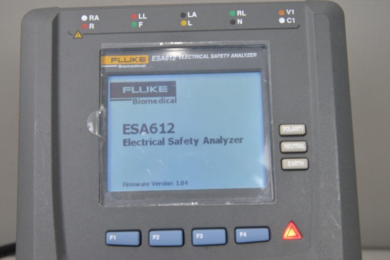 Fluke Biomedical ESA612 Electrical Safety Analyzer Version 1.04 Rhino