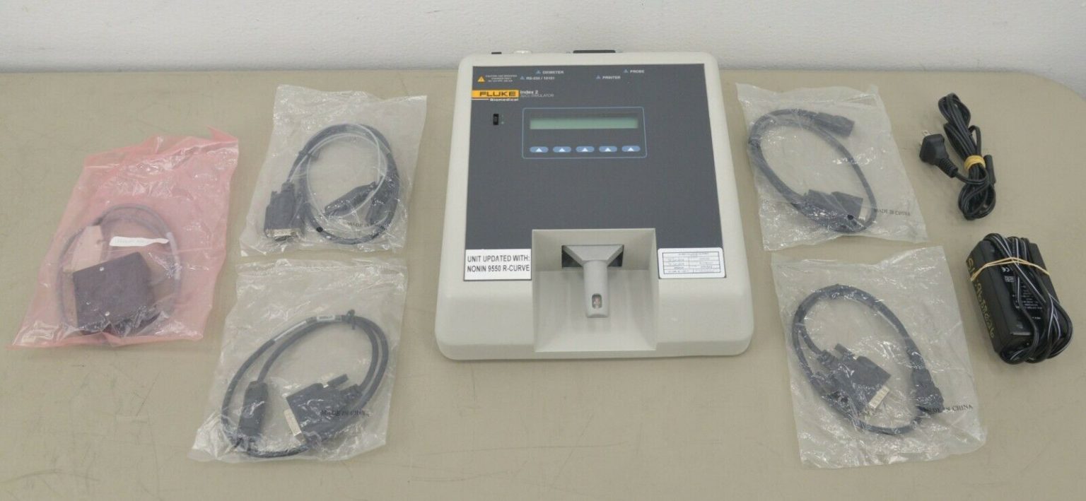 Fluke Biomedical Index 2 XL Series SpO2 Pulse Oximeter Simulator Tester