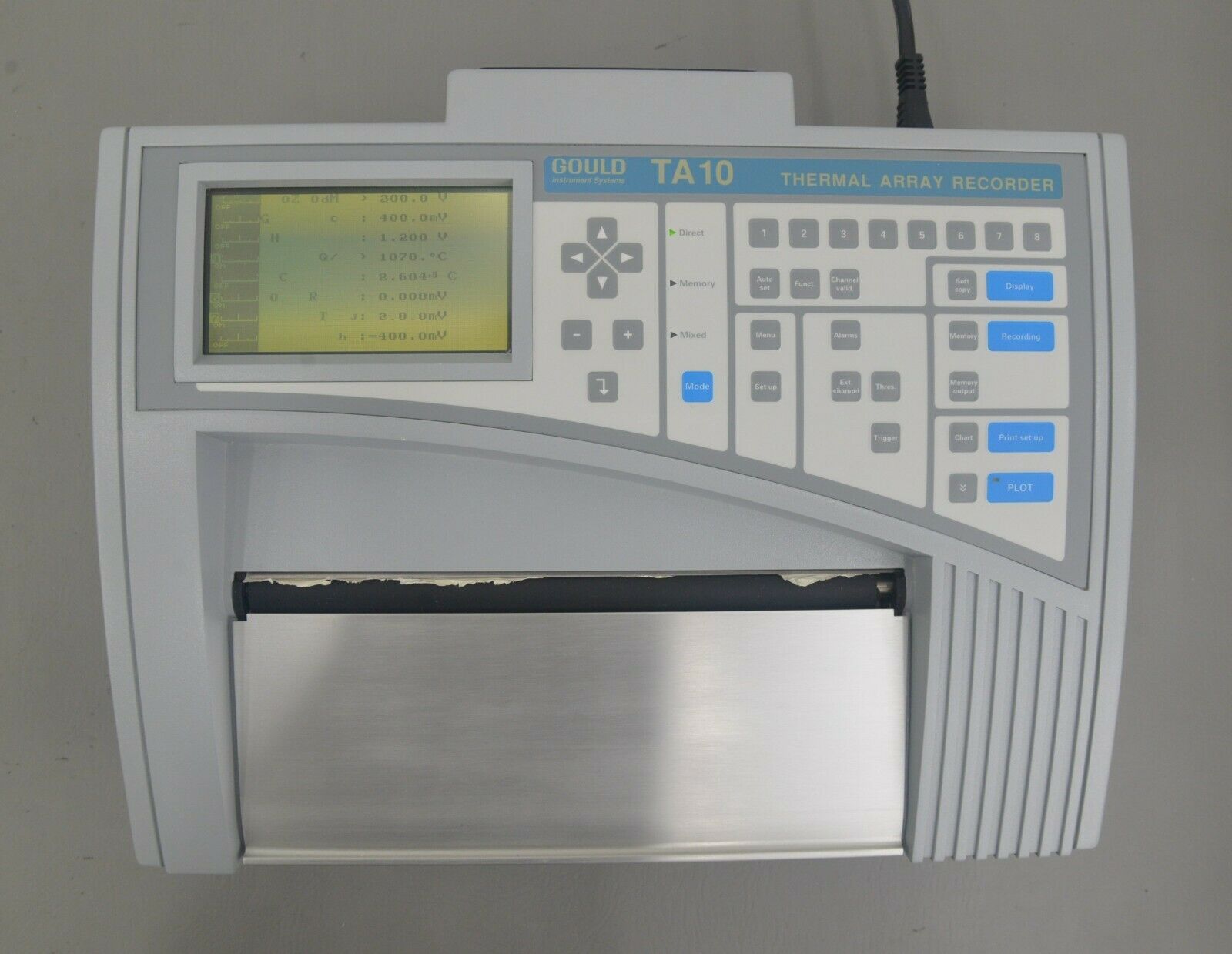 GOULD TA11 8 CHANNEL CHART RECORDER FOR PARTS OR REPAIR USED FREE SHIPPING 