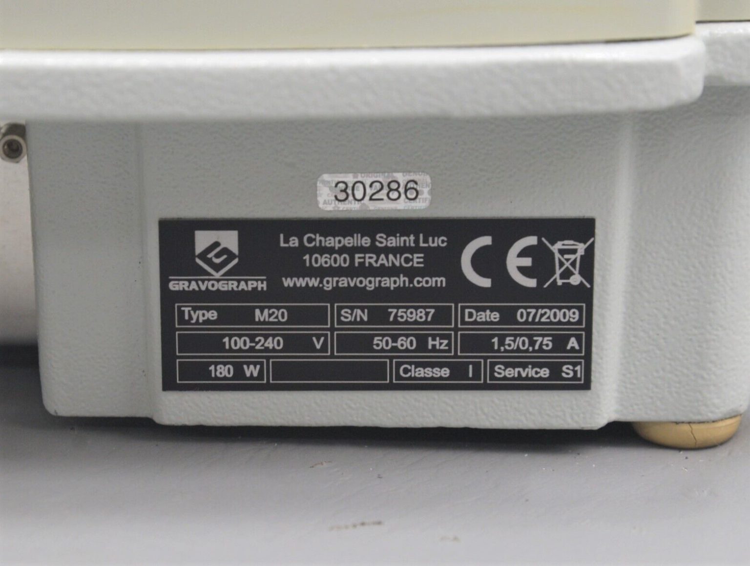 Gravograph M20 Electronic Rotary Engraver Engraving Machine Rhino