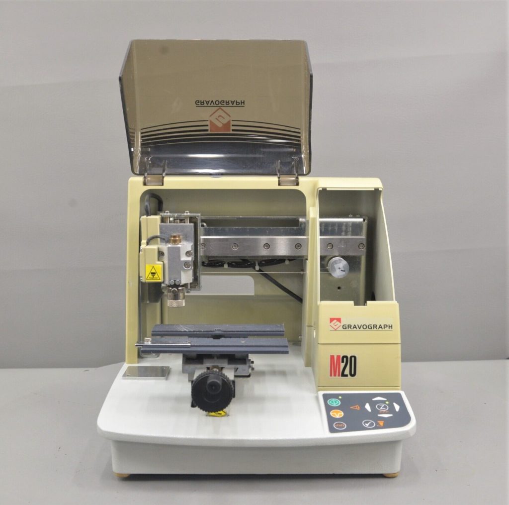 Gravograph M20 Electronic Rotary Engraver Engraving Machine Rhino