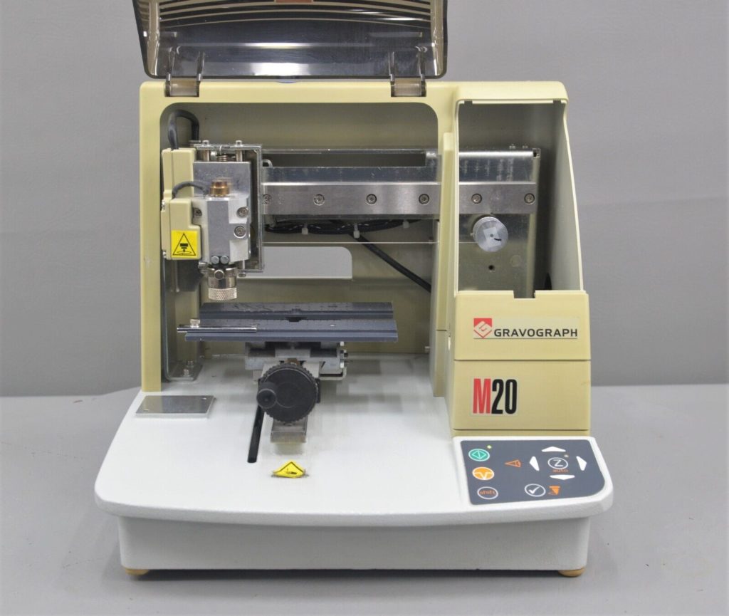 Gravograph M20 Electronic Rotary Engraver Engraving Machine Rhino