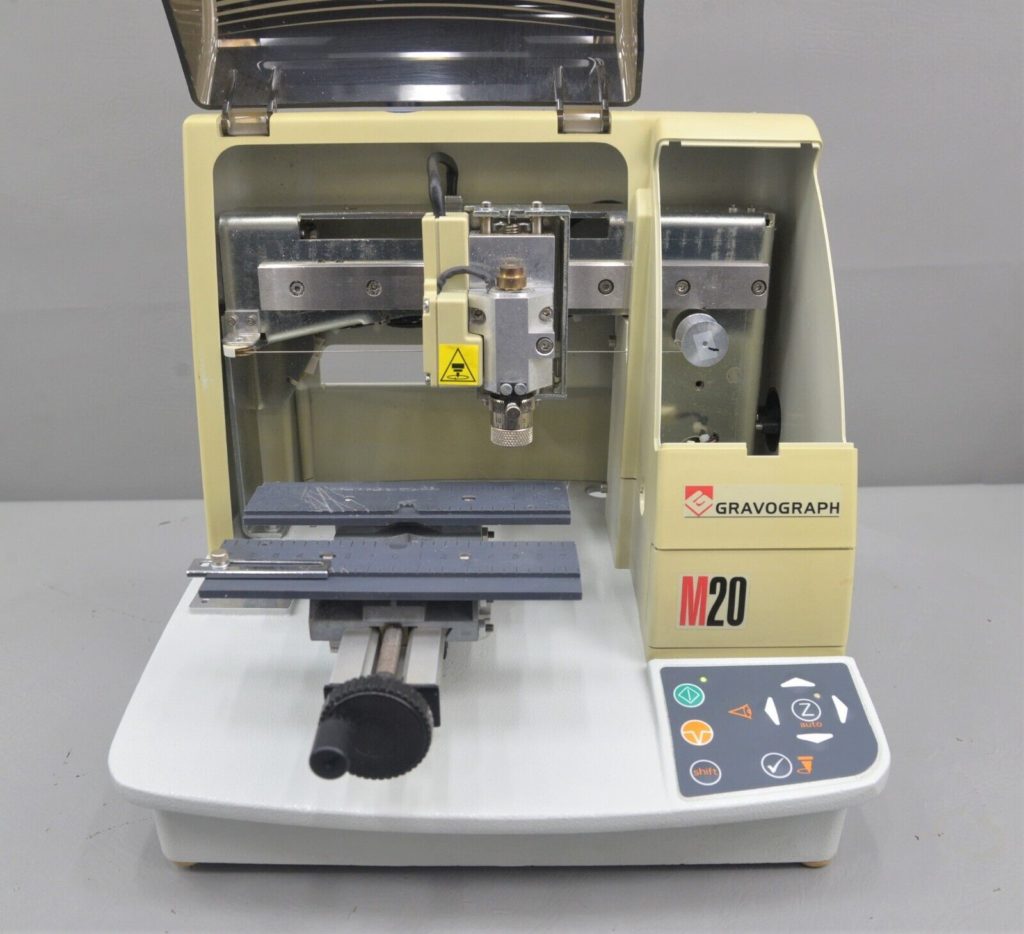 Gravograph M20 Electronic Rotary Engraver Engraving Machine Rhino Trade LLC